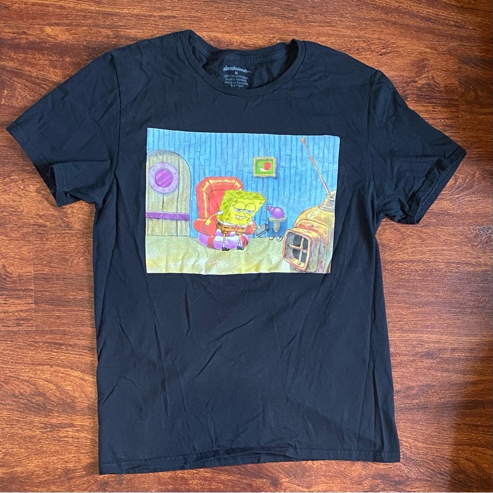 SpongeBob Nickelodeon "Ight Imma Head Out" Graphic Tee Shirt Graphic T-Shirt